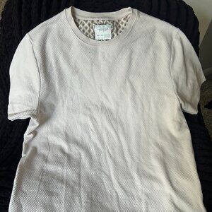 Share Ricky Singh "Cactus Man" Men's XL Waffle Knit Short-Sleeved White T-Shirt